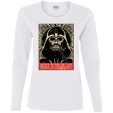T-Shirts White / S Order to the galaxy Women's Long Sleeve T-Shirt