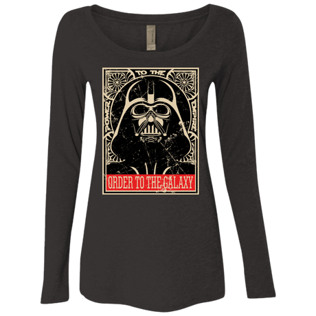 T-Shirts Vintage Black / S Order to the galaxy Women's Triblend Long Sleeve Shirt