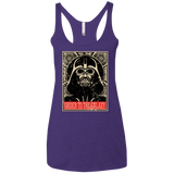 T-Shirts Purple Rush / X-Small Order to the galaxy Women's Triblend Racerback Tank