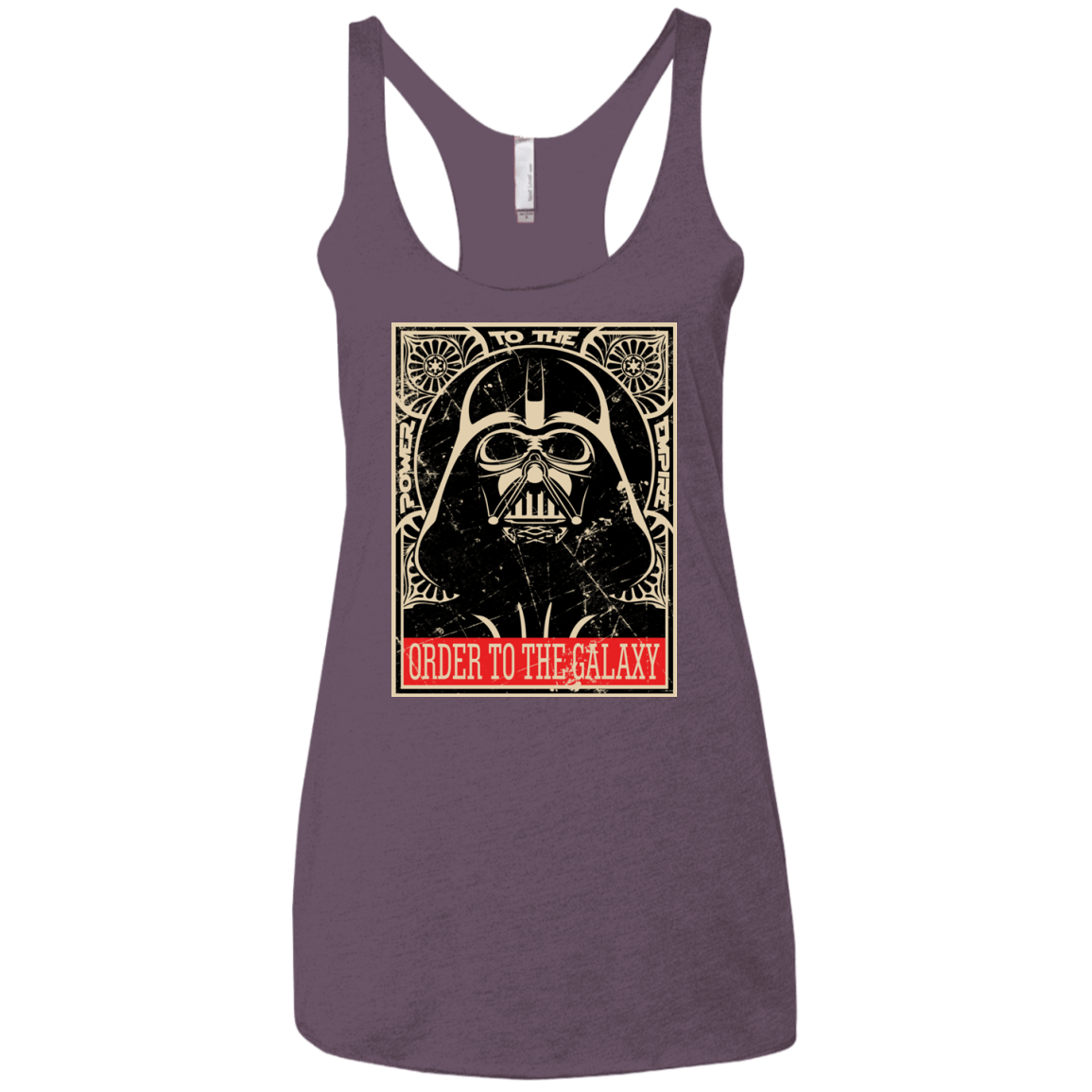 T-Shirts Vintage Purple / X-Small Order to the galaxy Women's Triblend Racerback Tank