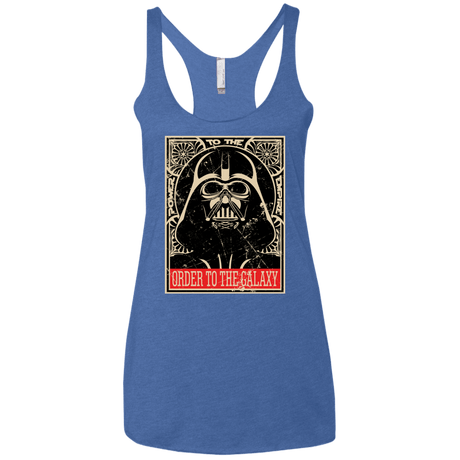 T-Shirts Vintage Royal / X-Small Order to the galaxy Women's Triblend Racerback Tank
