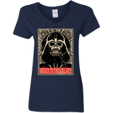 T-Shirts Navy / S Order to the galaxy Women's V-Neck T-Shirt
