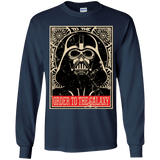 T-Shirts Navy / YS Order to the galaxy Youth Long Sleeve T-Shirt