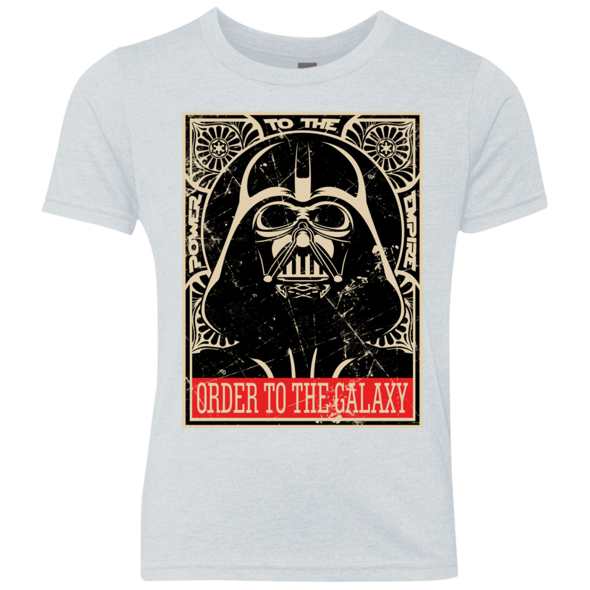T-Shirts Heather White / YXS Order to the galaxy Youth Triblend T-Shirt