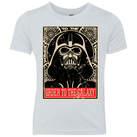 T-Shirts Heather White / YXS Order to the galaxy Youth Triblend T-Shirt