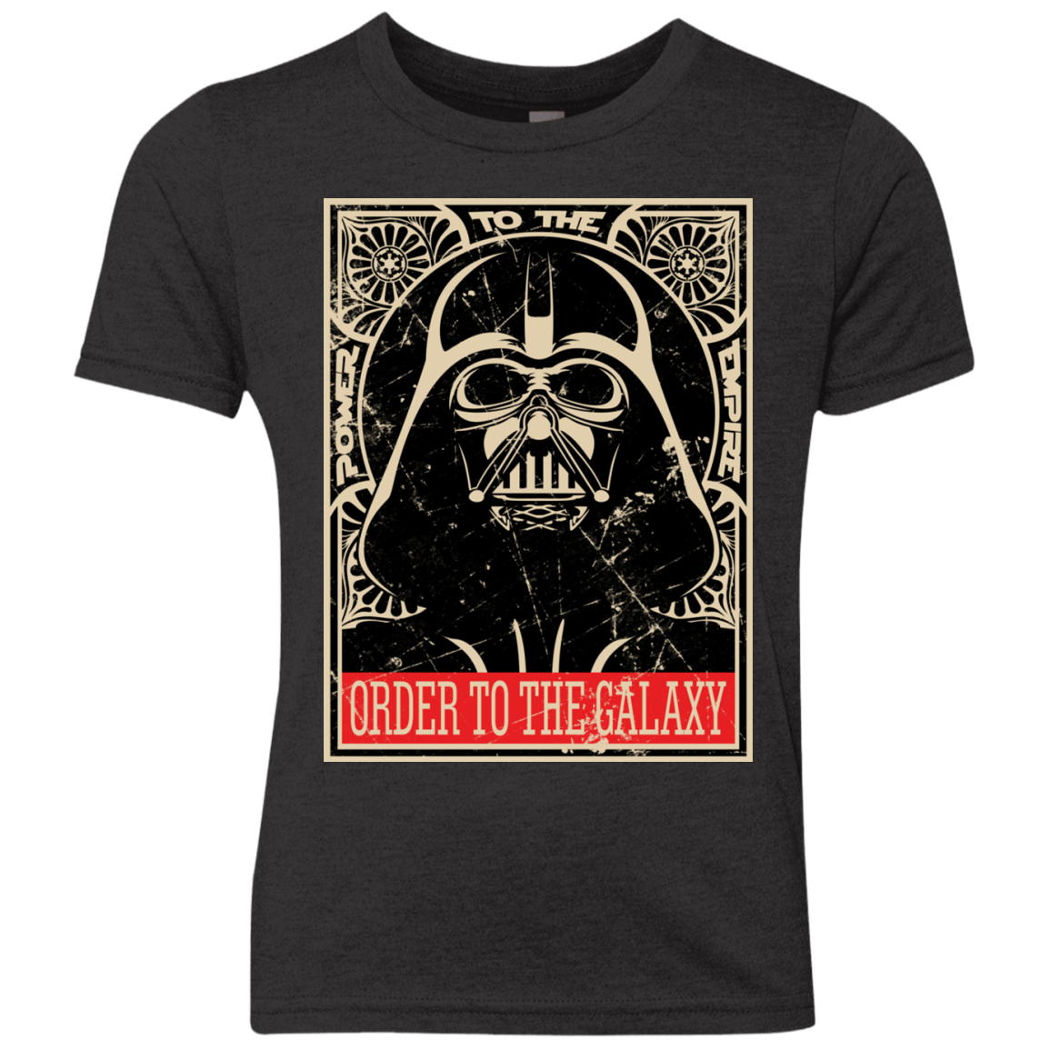 T-Shirts Vintage Black / YXS Order to the galaxy Youth Triblend T-Shirt
