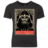T-Shirts Vintage Black / YXS Order to the galaxy Youth Triblend T-Shirt