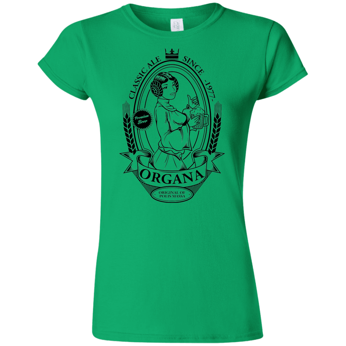 T-Shirts Irish Green / S Organa Ale Junior Slimmer-Fit T-Shirt