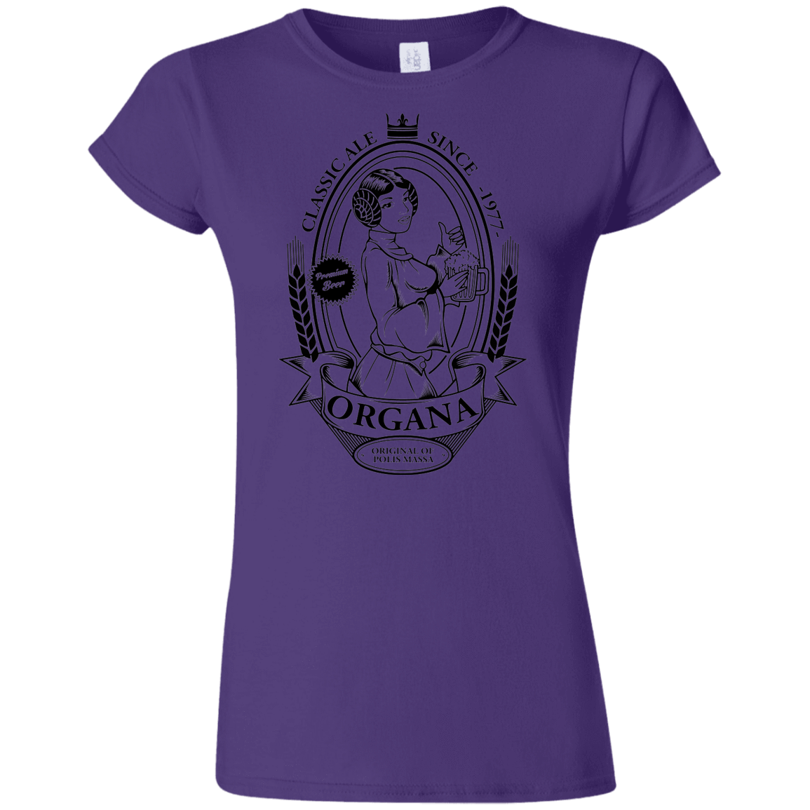 T-Shirts Purple / S Organa Ale Junior Slimmer-Fit T-Shirt