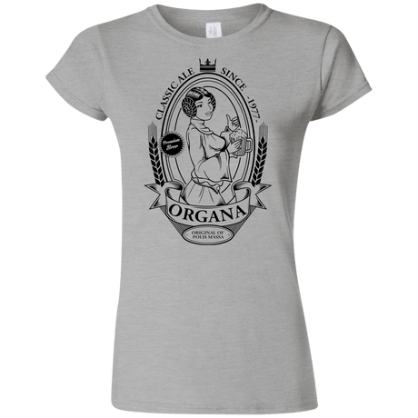 T-Shirts Sport Grey / S Organa Ale Junior Slimmer-Fit T-Shirt