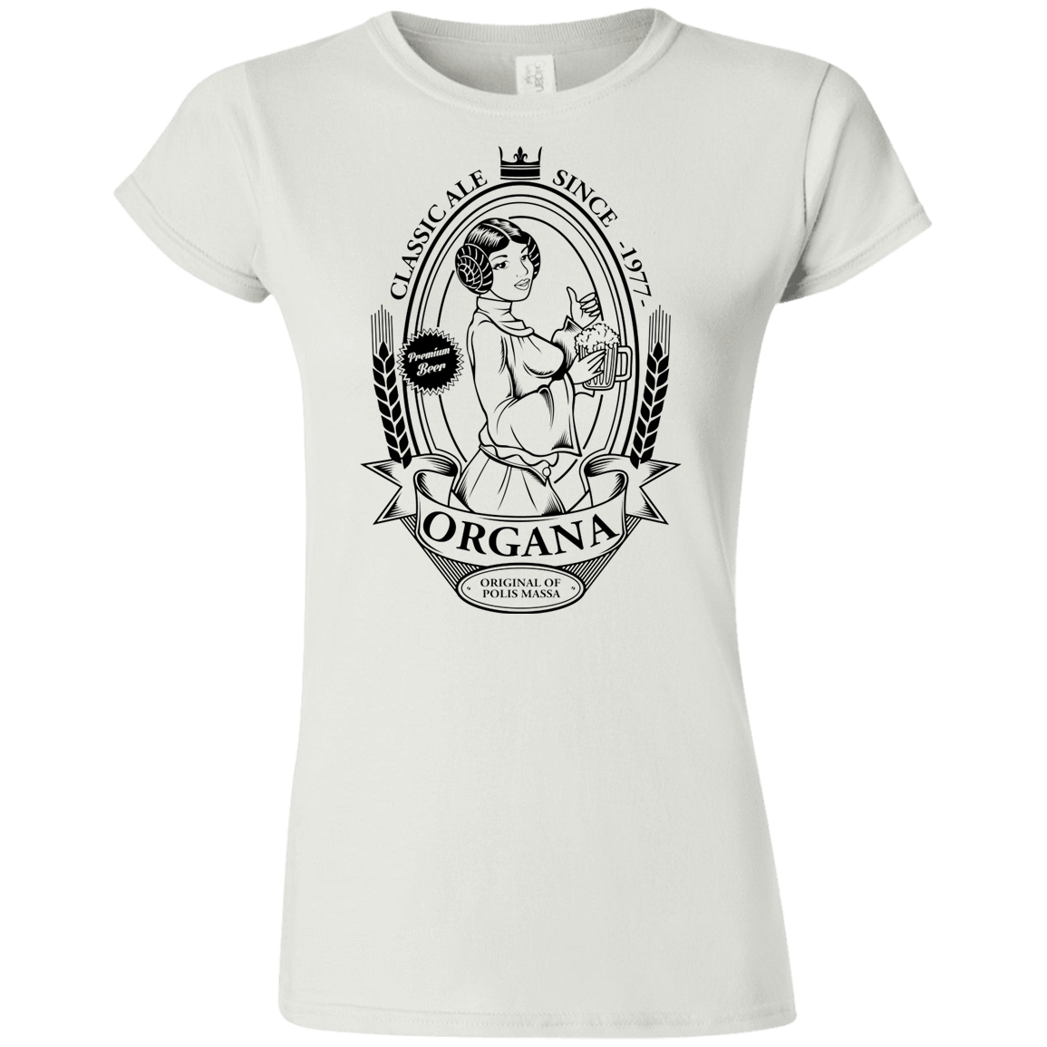 T-Shirts White / S Organa Ale Junior Slimmer-Fit T-Shirt