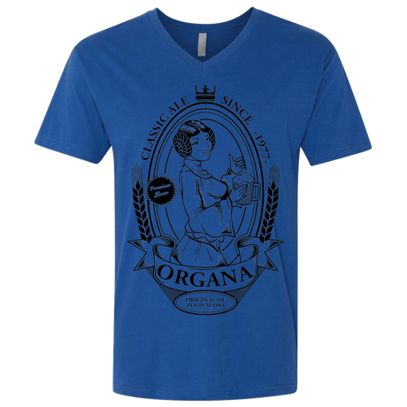 T-Shirts Royal / X-Small Organa Ale Men's Premium V-Neck