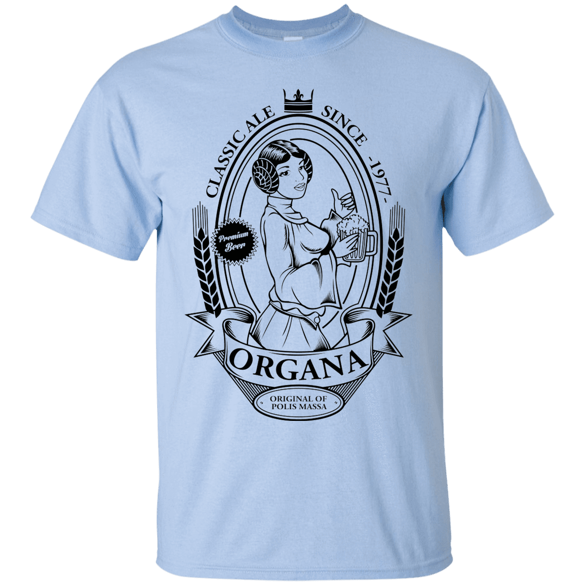 T-Shirts Light Blue / S Organa Ale T-Shirt