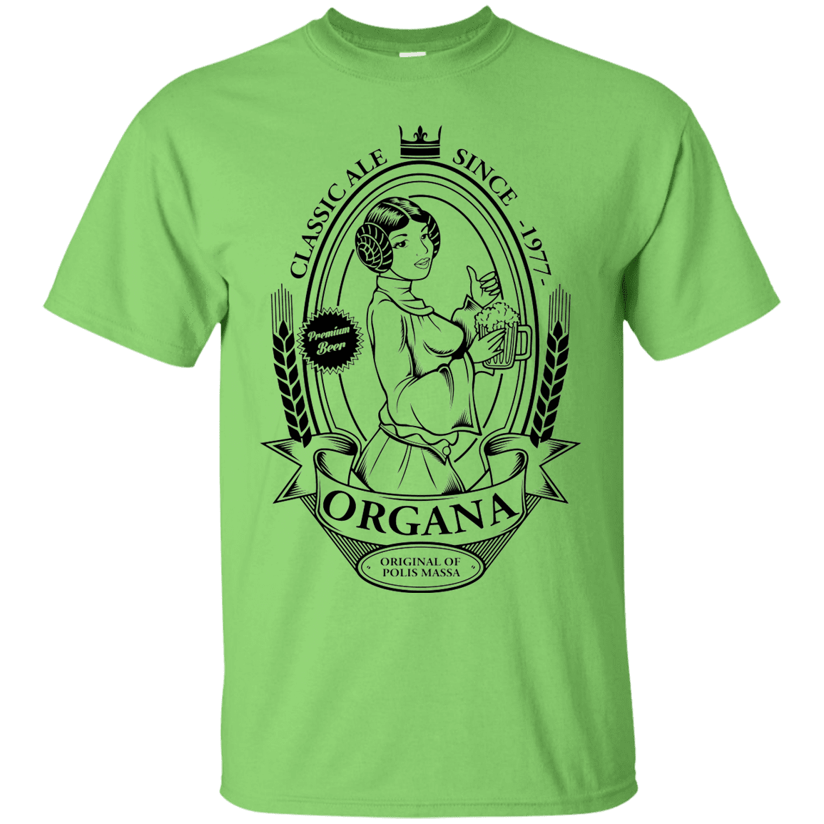 T-Shirts Lime / S Organa Ale T-Shirt