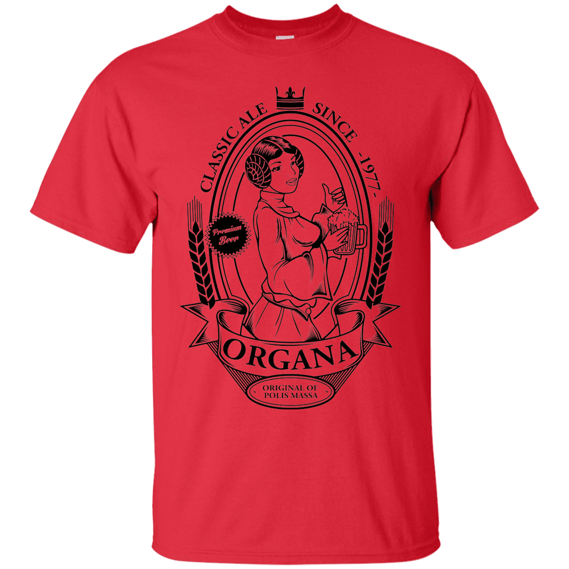 T-Shirts Red / S Organa Ale T-Shirt