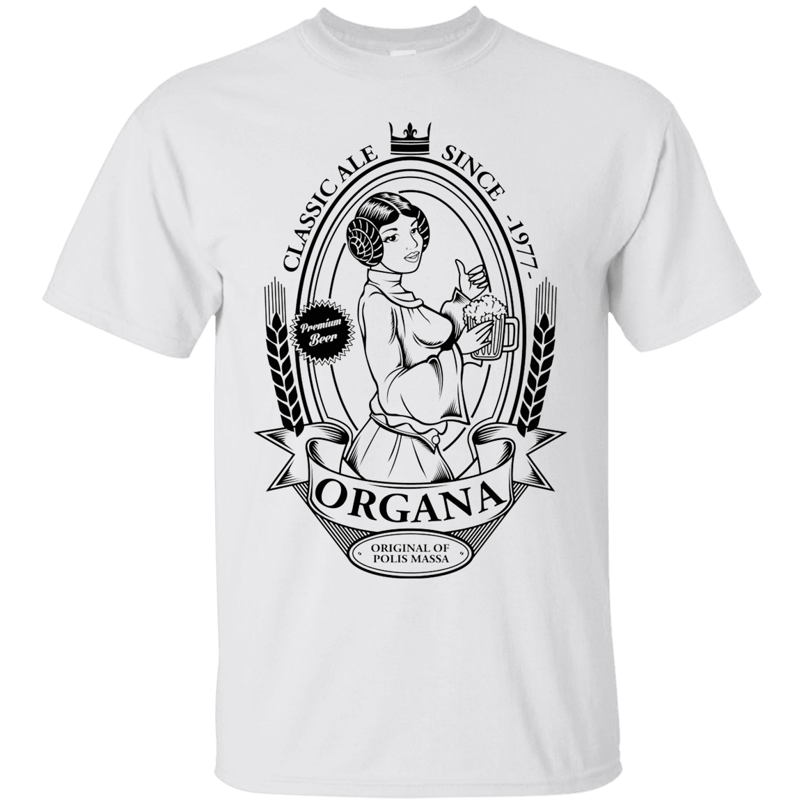 T-Shirts White / S Organa Ale T-Shirt