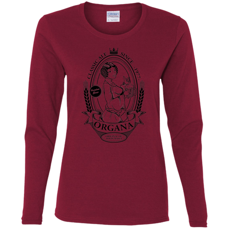 T-Shirts Cardinal / S Organa Ale Women's Long Sleeve T-Shirt