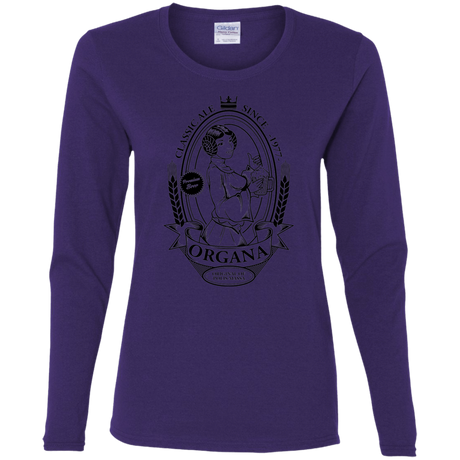 T-Shirts Purple / S Organa Ale Women's Long Sleeve T-Shirt