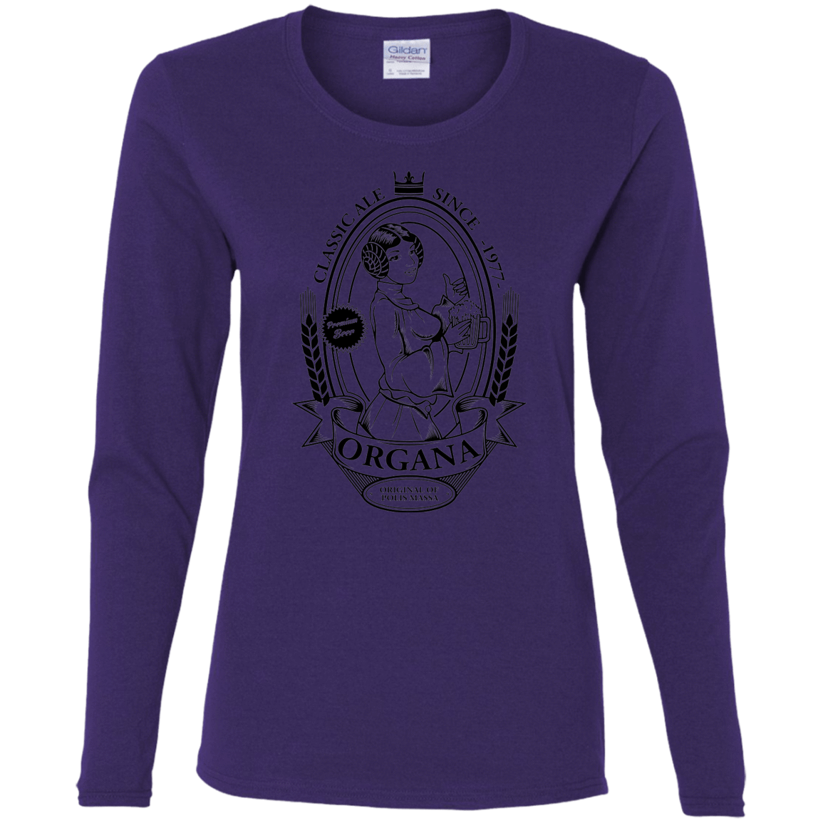 T-Shirts Purple / S Organa Ale Women's Long Sleeve T-Shirt