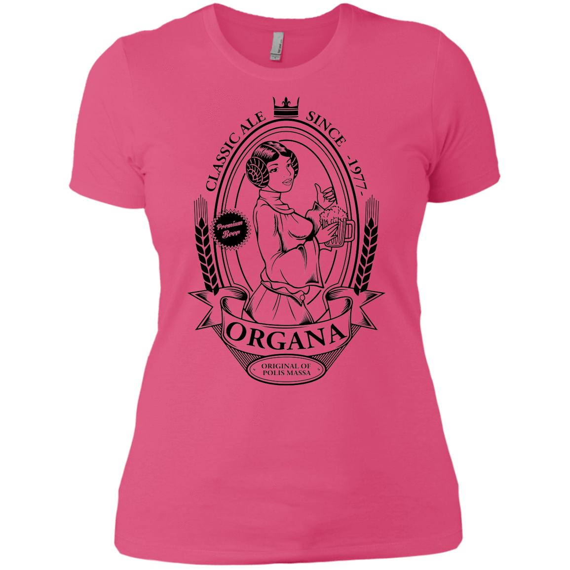 T-Shirts Hot Pink / X-Small Organa Ale Women's Premium T-Shirt