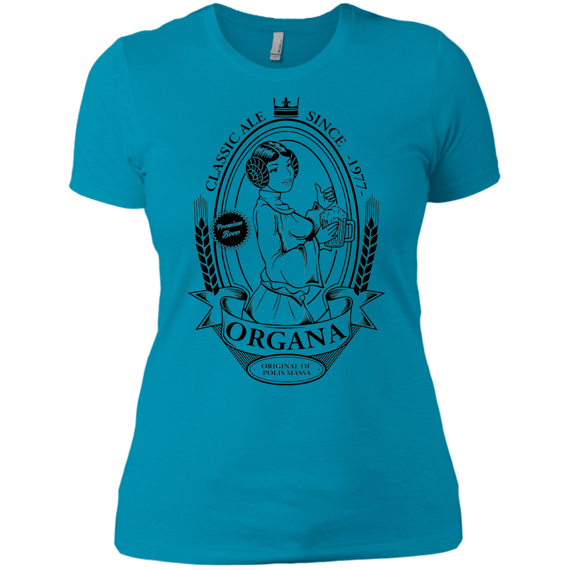 T-Shirts Turquoise / X-Small Organa Ale Women's Premium T-Shirt