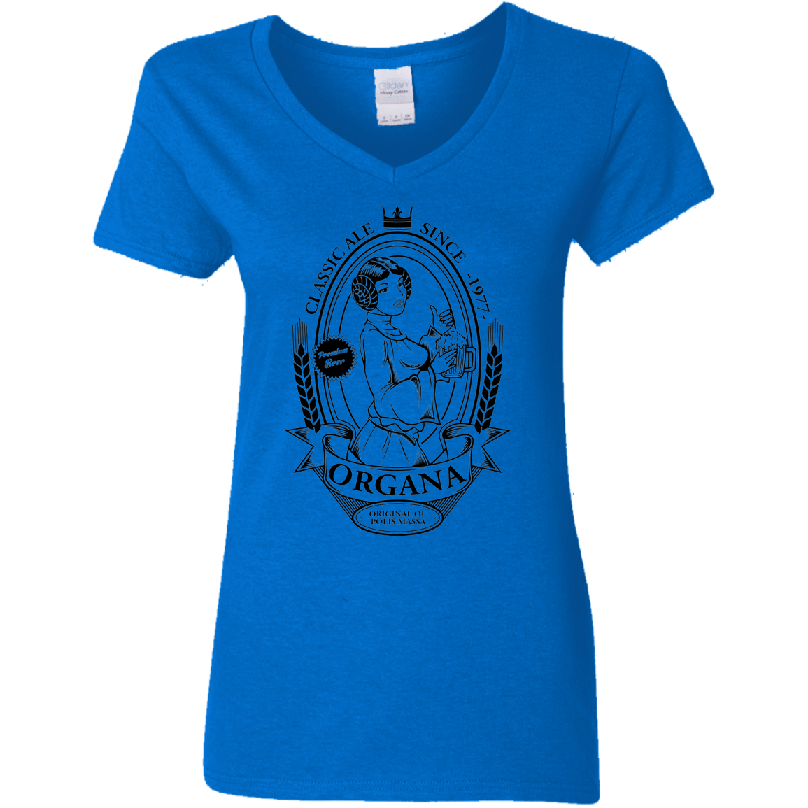 T-Shirts Royal / S Organa Ale Women's V-Neck T-Shirt