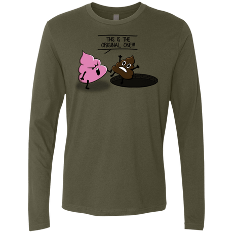 T-Shirts Military Green / Small Original one Men's Premium Long Sleeve