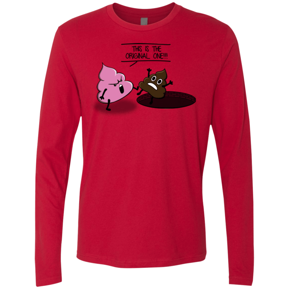 T-Shirts Red / Small Original one Men's Premium Long Sleeve