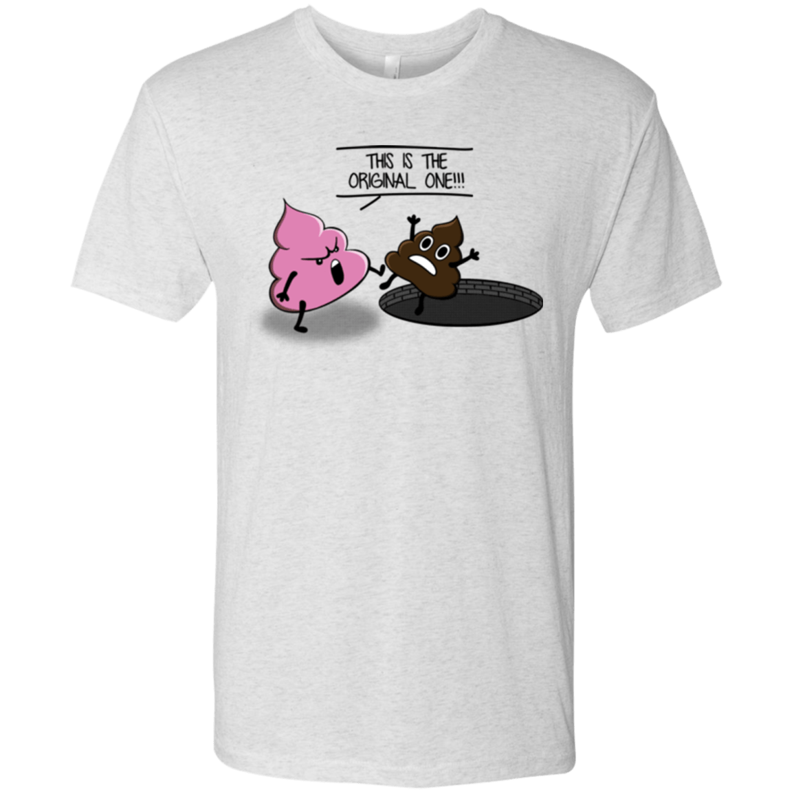 T-Shirts Heather White / Small Original one Men's Triblend T-Shirt