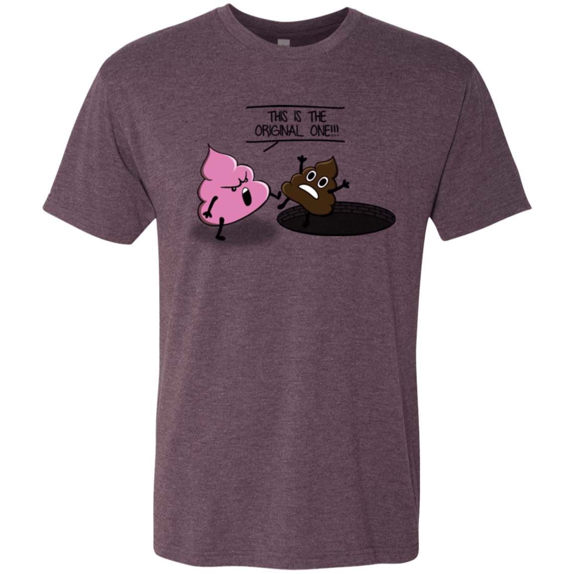 T-Shirts Vintage Purple / Small Original one Men's Triblend T-Shirt