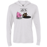 T-Shirts Heather White / X-Small Original one Triblend Long Sleeve Hoodie Tee