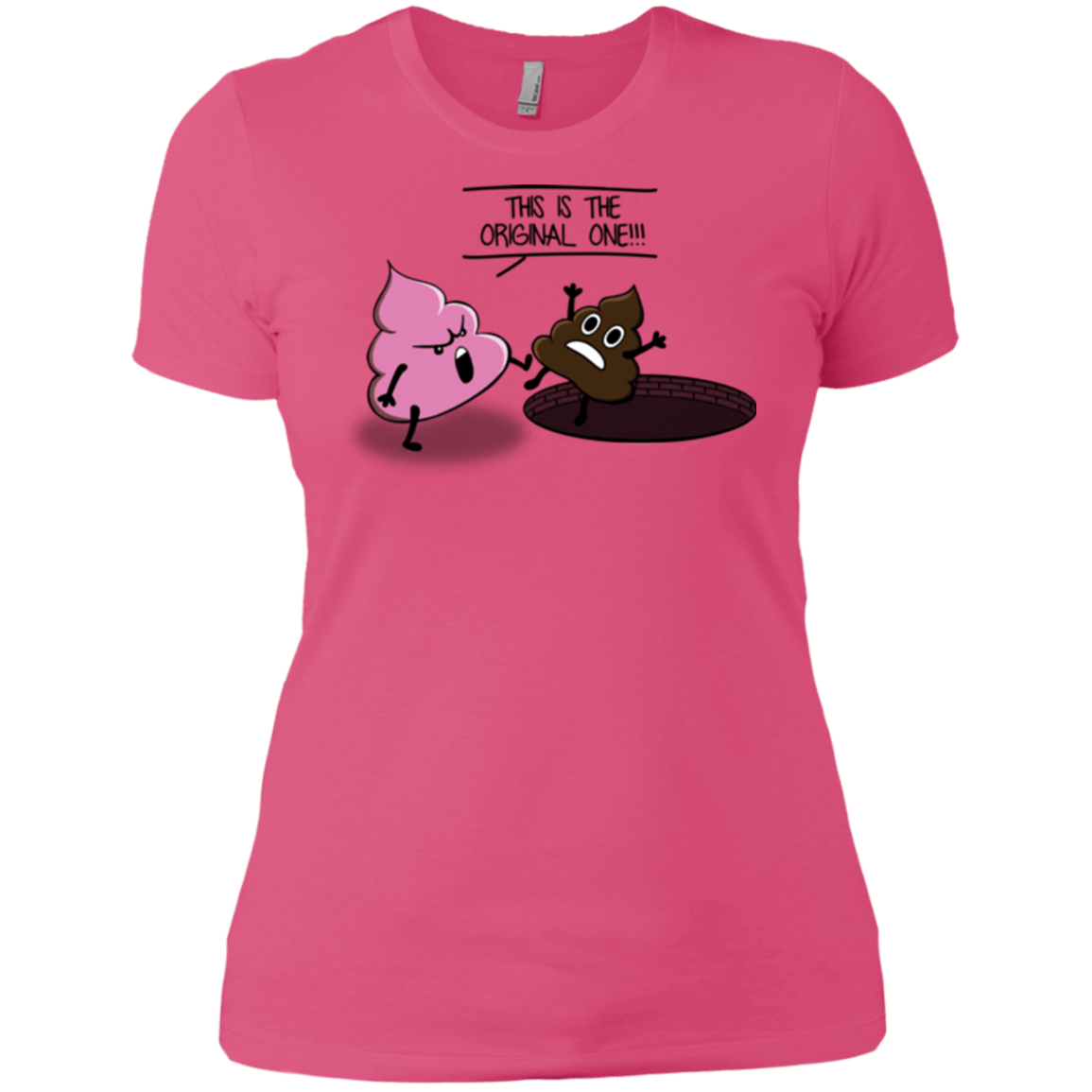 T-Shirts Hot Pink / X-Small Original one Women's Premium T-Shirt
