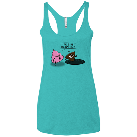 T-Shirts Tahiti Blue / X-Small Original one Women's Triblend Racerback Tank