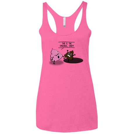 T-Shirts Vintage Pink / X-Small Original one Women's Triblend Racerback Tank