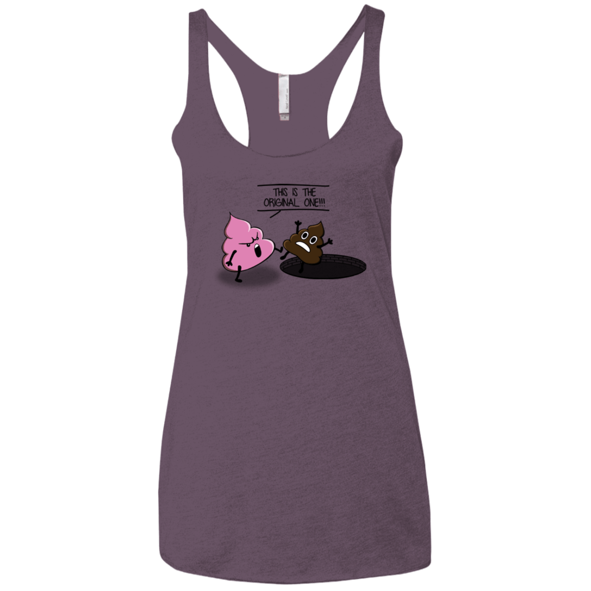 T-Shirts Vintage Purple / X-Small Original one Women's Triblend Racerback Tank