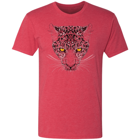 T-Shirts Vintage Red / S Ornamental Cheetah Men's Triblend T-Shirt