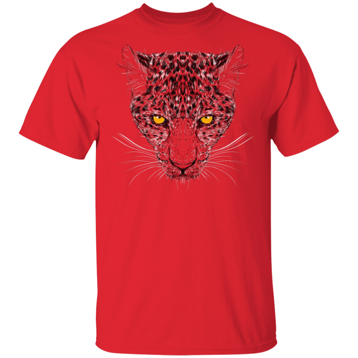 T-Shirts Red / S Ornamental Cheetah T-Shirt
