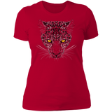 T-Shirts Red / S Ornamental Cheetah Women's Premium T-Shirt