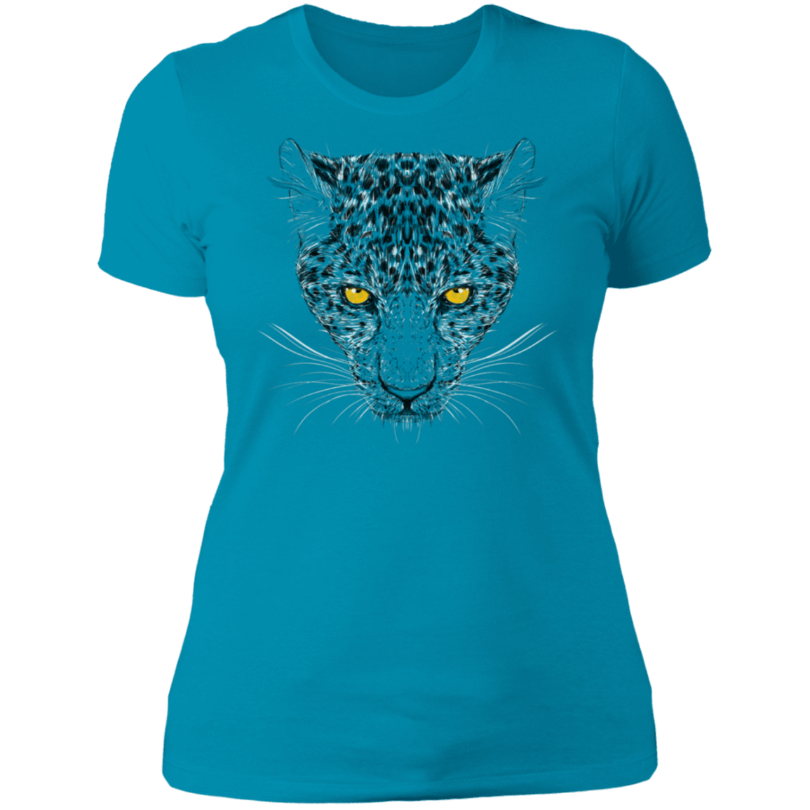 T-Shirts Turquoise / S Ornamental Cheetah Women's Premium T-Shirt
