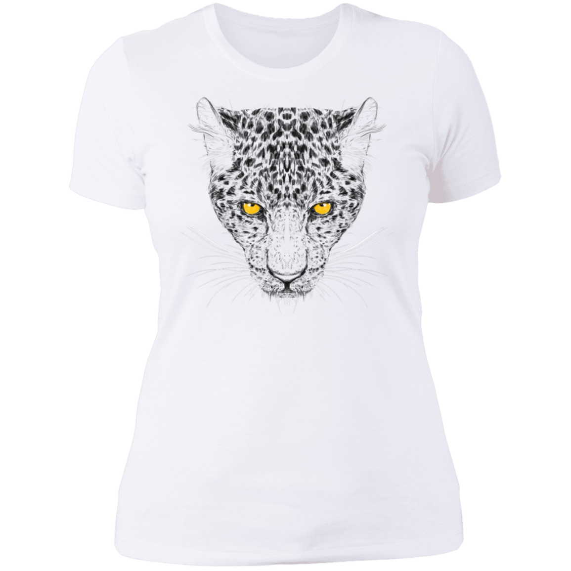 T-Shirts White / S Ornamental Cheetah Women's Premium T-Shirt