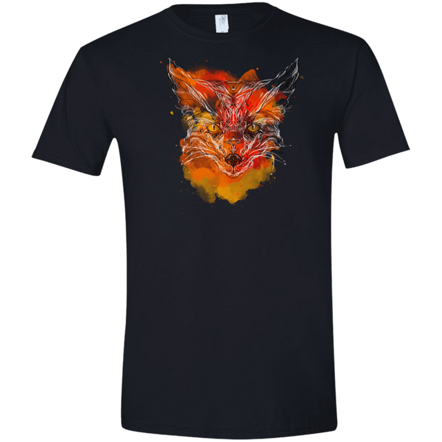 T-Shirts Black / X-Small Ornamental Fox Men's Semi-Fitted Softstyle