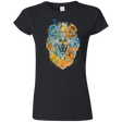 T-Shirts Black / S Ornamental Lion Junior Slimmer-Fit T-Shirt