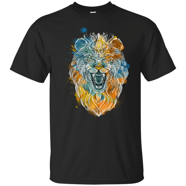 T-Shirts Black / S Ornamental Lion T-Shirt