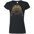 T-Shirts Black / S Ornamental Owl Junior Slimmer-Fit T-Shirt