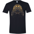 T-Shirts Black / X-Small Ornamental Owl Men's Semi-Fitted Softstyle