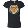 T-Shirts Black / S Ornamental Tiger Junior Slimmer-Fit T-Shirt