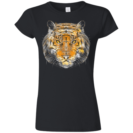 T-Shirts Black / S Ornamental Tiger Junior Slimmer-Fit T-Shirt