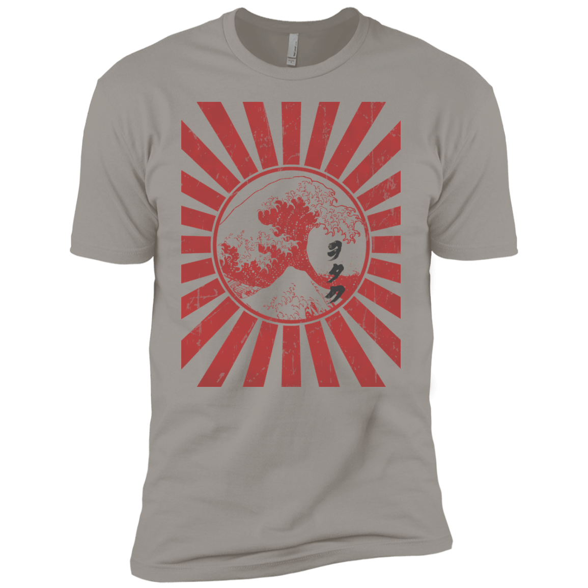 T-Shirts Light Grey / YXS Otaku Flag Boys Premium T-Shirt