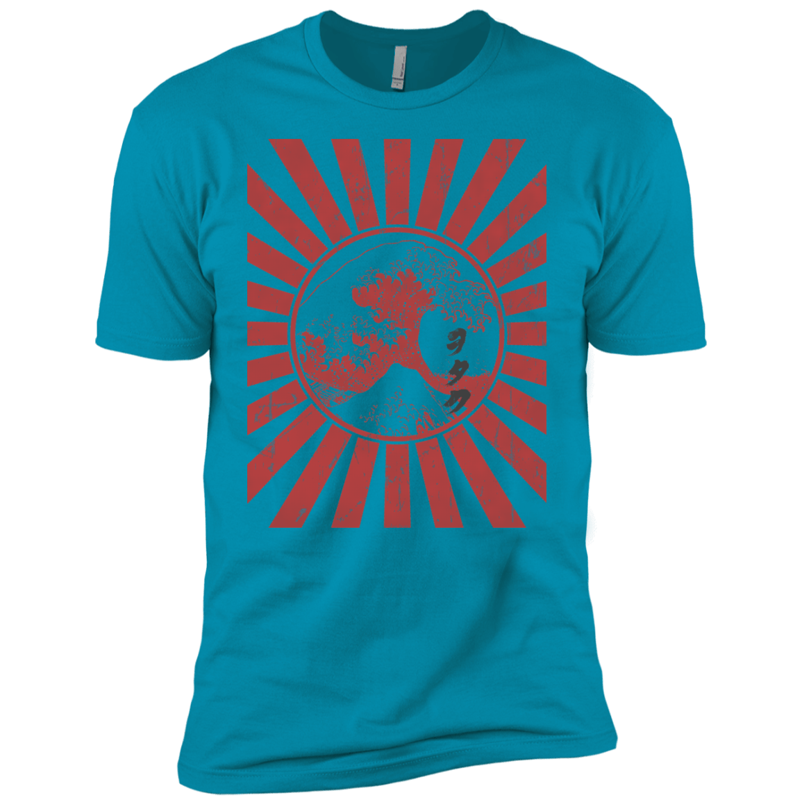 T-Shirts Turquoise / YXS Otaku Flag Boys Premium T-Shirt