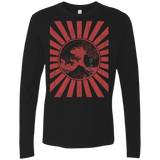 T-Shirts Black / Small Otaku Flag Men's Premium Long Sleeve